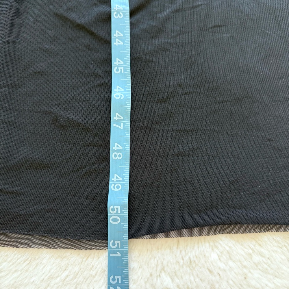NWT!!! Anthropologie black sheer long dress size M Retail 118$ - Picture 7 of 8